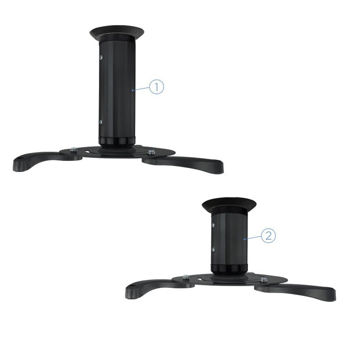 Tooq PJ1010TN-B Soporte de Techo Giratorio Negro